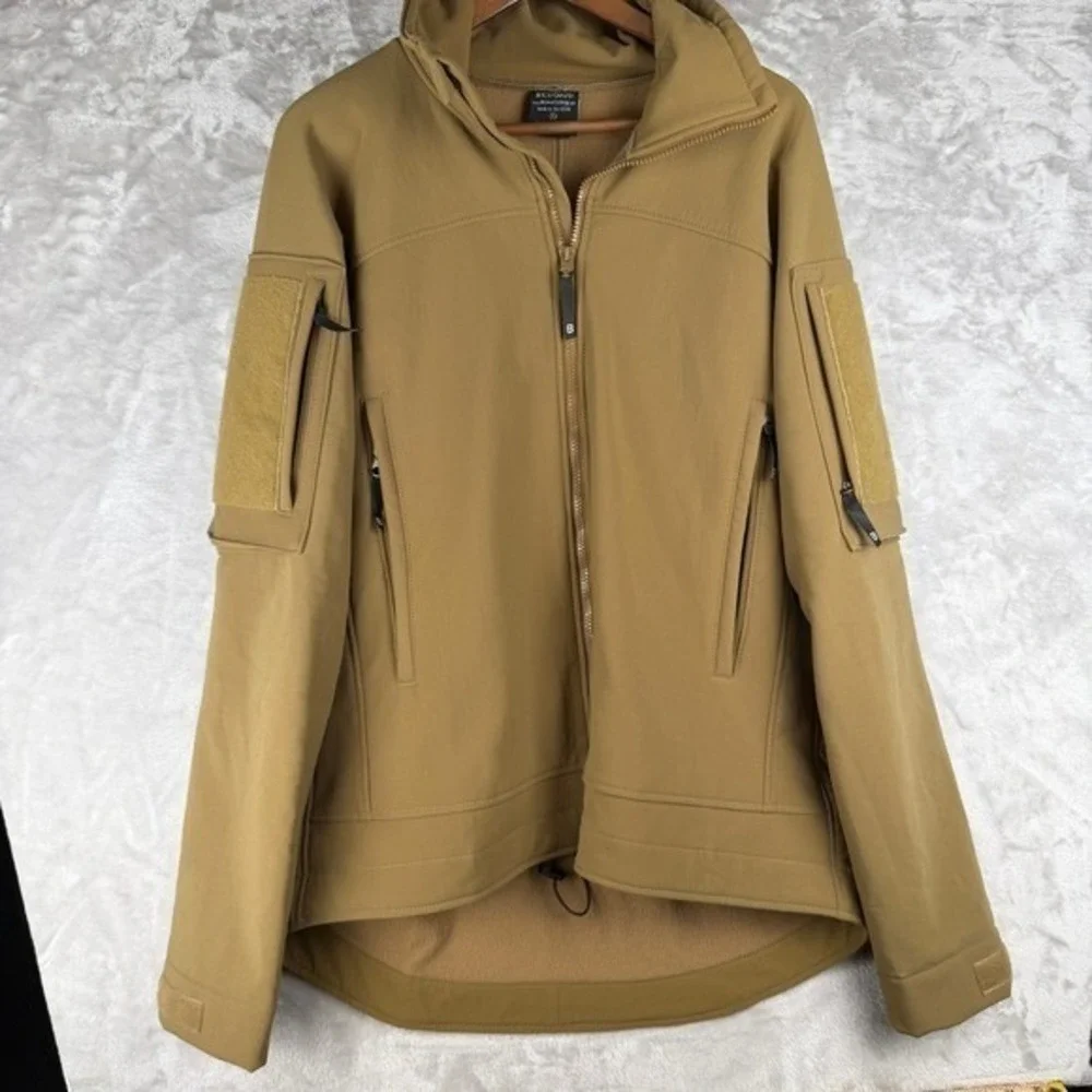 BEYOND – L5 PCU Cold Fusion Softshell Jacket Coyote Brown Tactical Hooded Mens L